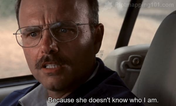 "Because she doesn't know who I am," Teddy answers.