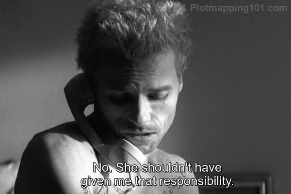 "No.  She shouldn't have given me that responsibility," Leonard tells the person on the phone.