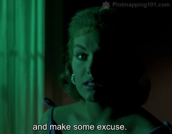 "and make some excuse," Judy says.