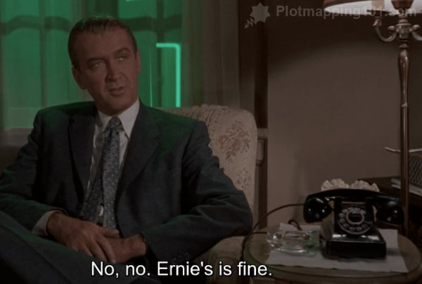 "No, no.  Ernie's is fine," Scottie says tolerantly.