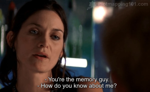 "You're the memory guy," Natalie realizes.