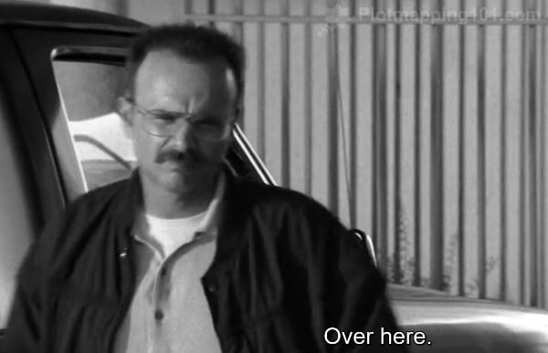 "Over here," Teddy says, standing by the truck.