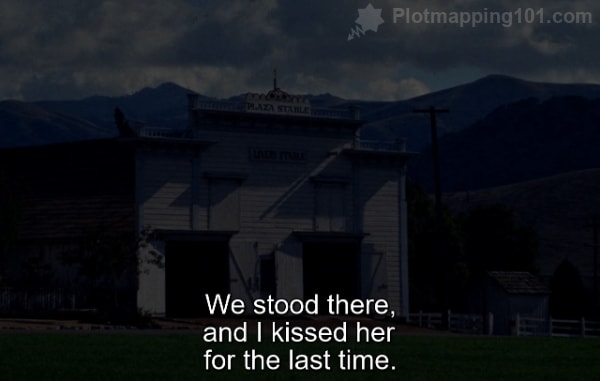 "We stood there, and I kissed her for the last time," Scottie says.
