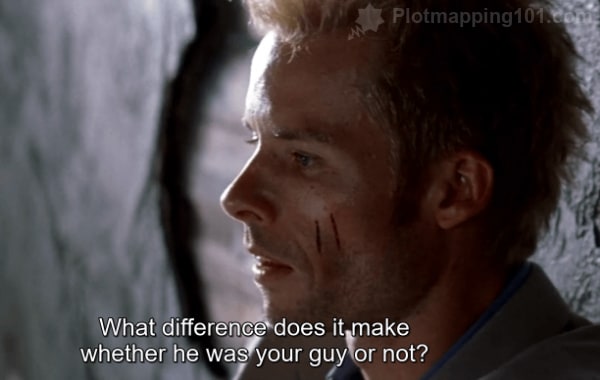 "What difference does it make whether he was your guy or not?" Teddy says.