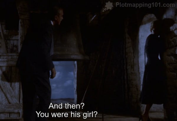 "And then?  You were his girl?" Scottie says.