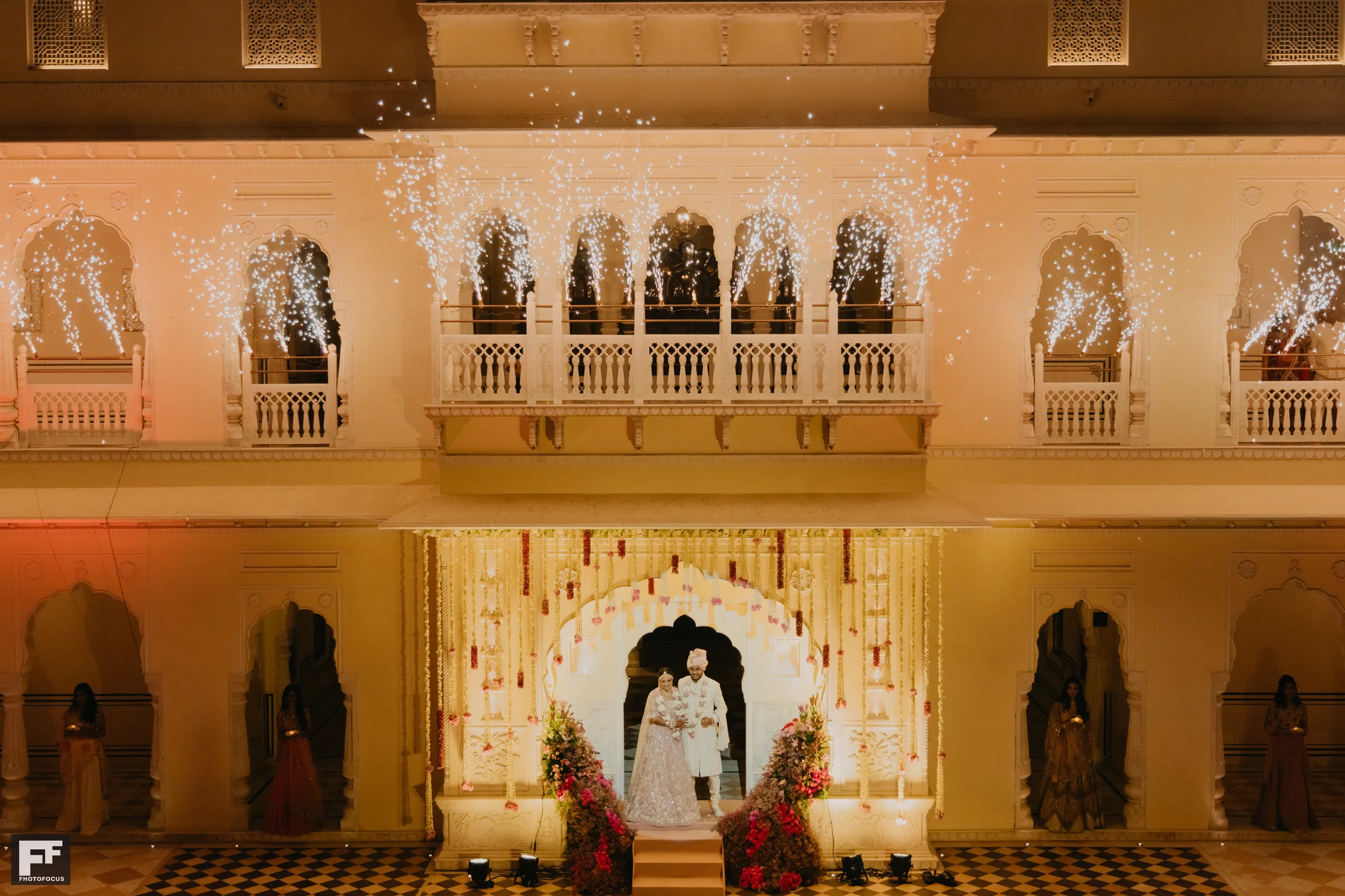 Megh and Sana's Unforgettable Wedding Celebration at Taj Mansarovar, Jaipur