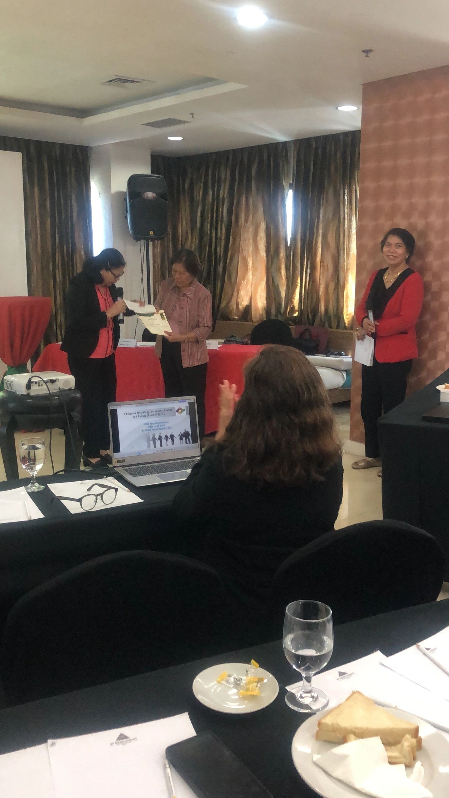 Anniversary dinner celebration