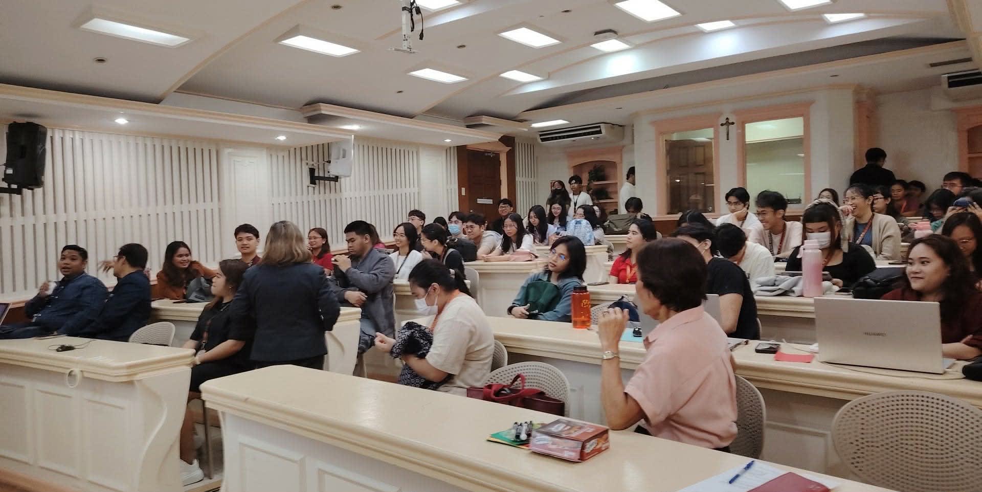 Students and facilitators in the BA Multimedia Hall during NQI Seminar