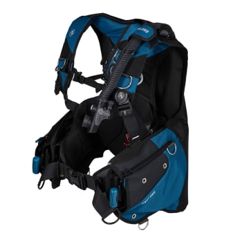 Jakkevest Axiom Black/Blue Petrol