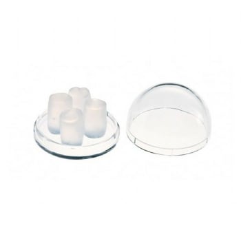 Ear plugs x4 transparent