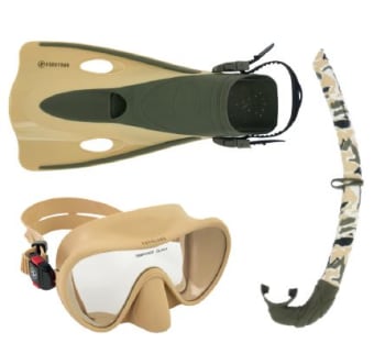 Sett, Maske, snorkel og sv.fot, Nabul Sand