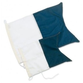 Dykkeflagg ALFA 20x30 cm