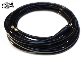 Gummislange, LP svart 15m