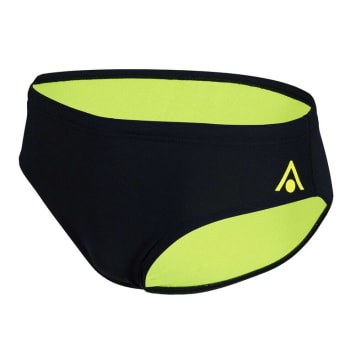 ESSENTIAL 8CM BRIEF BLK YLW 90