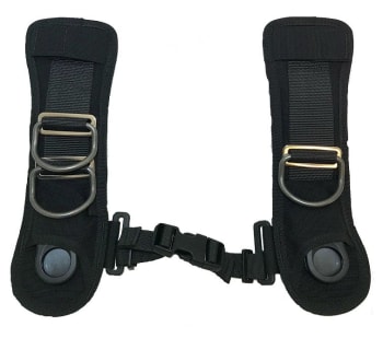 Del, Skulderstropp sett Black Ice str S/M