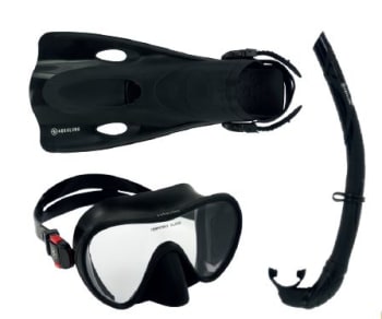 Sett, Maske, snorkel og sv.fot, Nabul Black