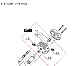 Coltri MCH-8-11-13-16-18 komplett topp 3.trinn (gml)