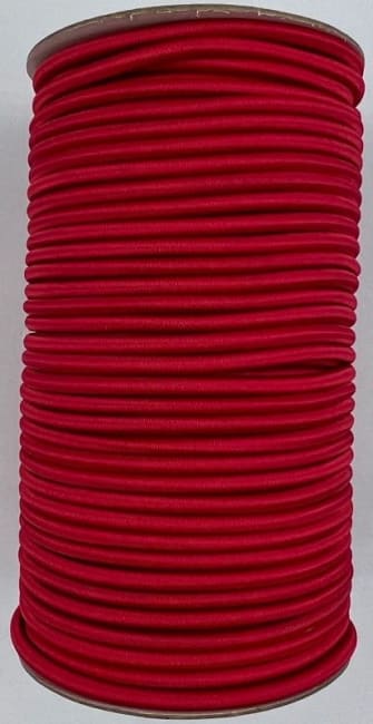 Bungee Cord 4mm RØD, metervare