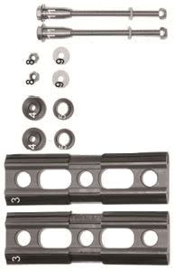 Metalsub Twinning plates /threaded ends/nuts