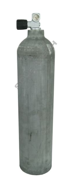 Alu flaske 5,7L med HØYRE kran