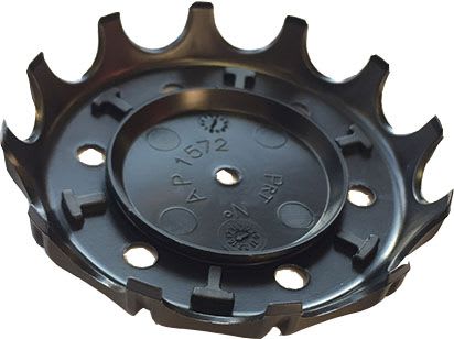 Del, Bakplate til draktventil