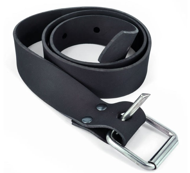 Blybelte SVART gummi MARSEILLESE spenne