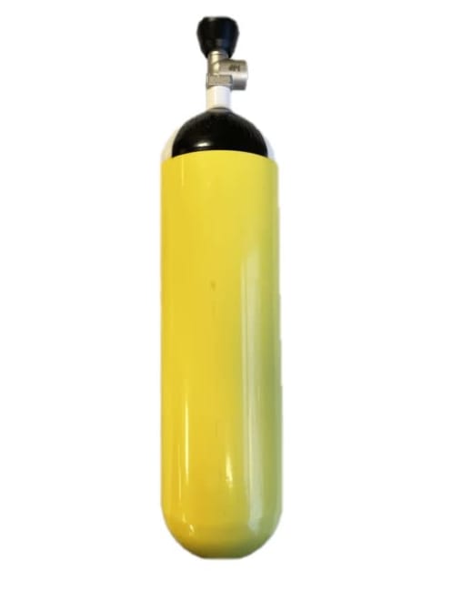 Steel cylinder w/valve 6L / 300 shipping