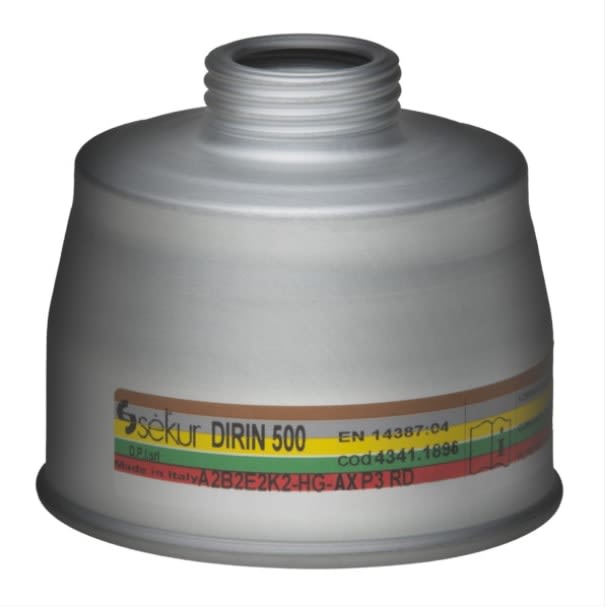 DIRIN 500 A2B2E2K2HgAX P3 RD, kombifilter