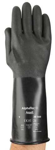 Glove, AlphaTec 38-560 Butyl rubber