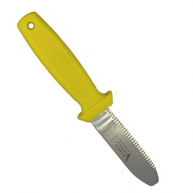 Kniv, Victory BUTT 10cm blad, med benslire
