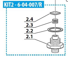 Coltri MCH-6 ventilkit 4.trinn