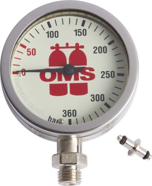 Manometer 63mm, 360 bar OMS