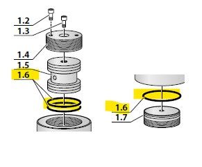 Coltri O-RING 6162  til filterhus Maxi, stk