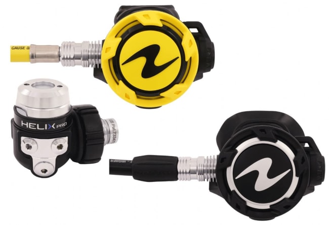 Pustepakke Aqualung HELIX PRO ventilsett m/octopus