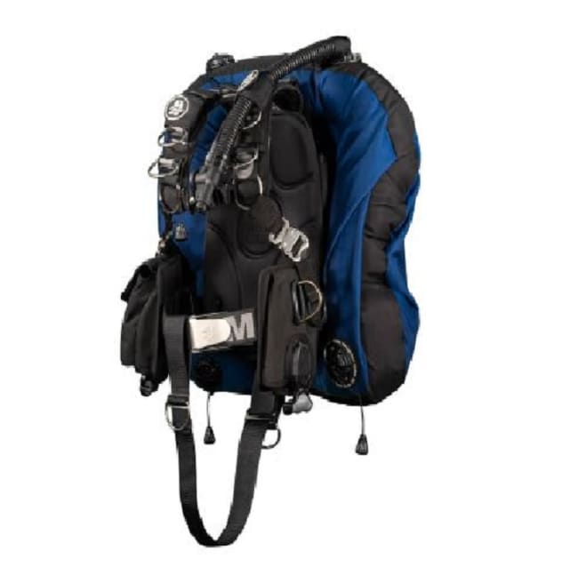 OMS Comfort Harness III Deep Ocean 2.0, svart/blå, sett