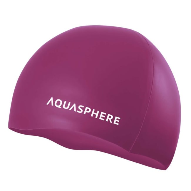 SILICONE CAP Dark Pink White