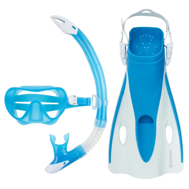 Sett, Maske, snorkel og sv.fot, Nabul Blue/White