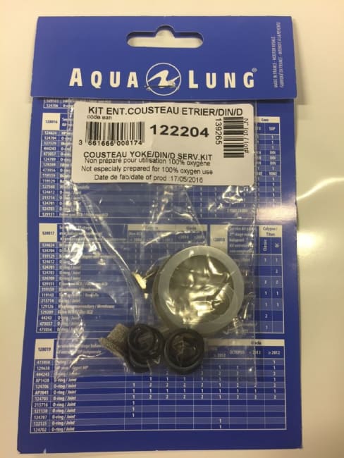 Servicekit Aqua Lung 1.trinn Cousteau / Supra