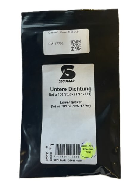 Gasket, lower 100 pcs.