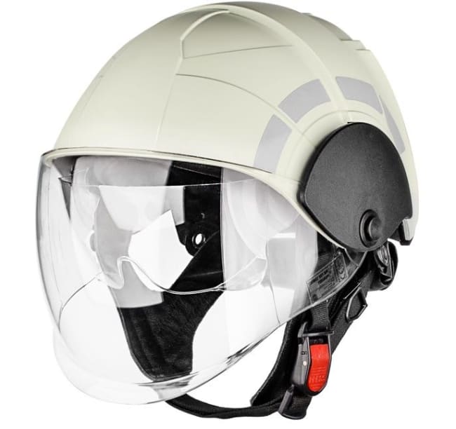 Brannhjelm, PAB Fire Compact, hvit