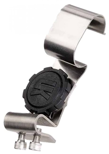 Hjelmfeste, universal, rustfri og justerbar