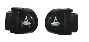 Spenner til maskestropp LOOK, svart, (5 par)