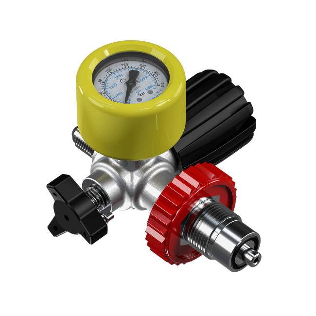 Coltri Fylleadapter 300 Bar m/avlastning & manometer