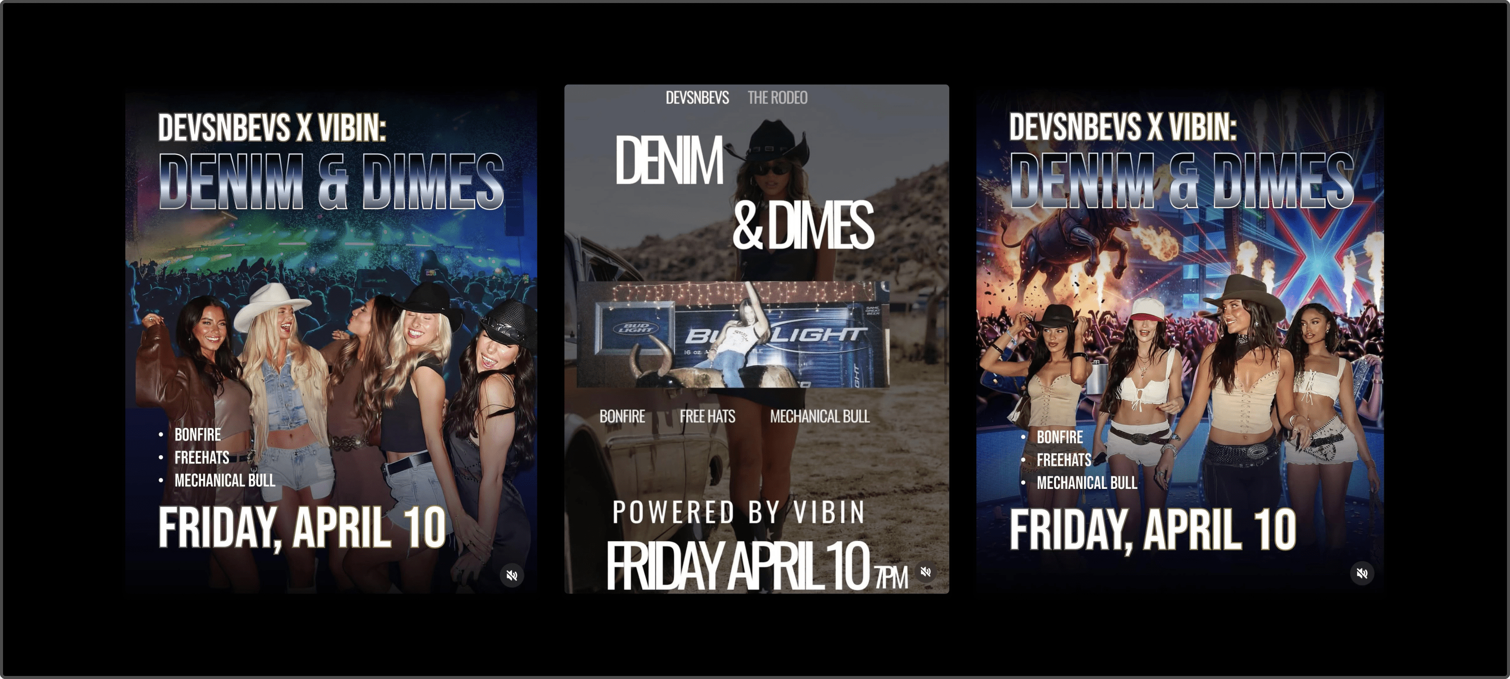 Rodeo 4.10 event poster