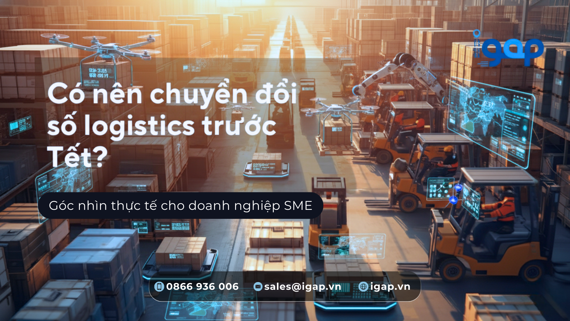 Có nên chuyển đổi số logistics trước Tết? Góc nhìn thực tế dành cho doanh nghiệp SME