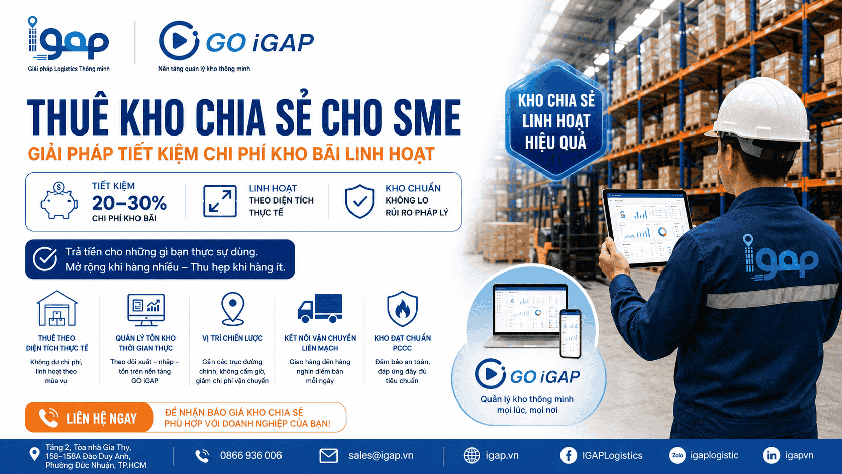Thuê Kho Chia Sẻ Cho SME: Giải Pháp Tiết Kiệm Chi Phí Kho Bãi Linh Hoạt