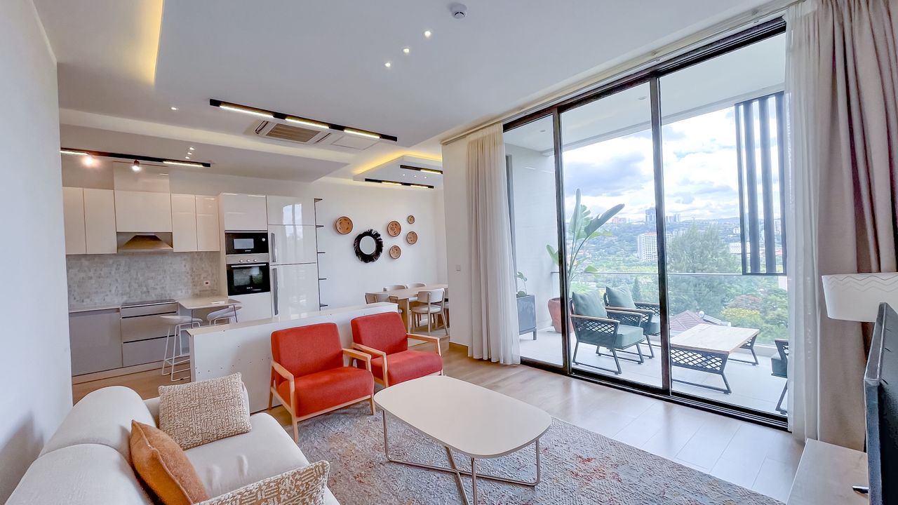 A080 Beautiful Fully Furnished Apartment for Rent in Kimihurura – Premium Living