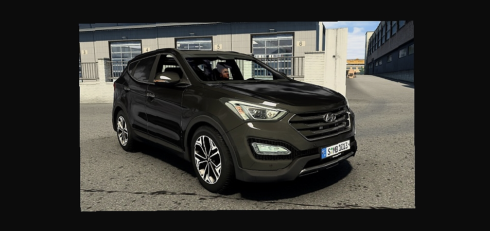 МОД Hyundai Santa Fe 2014 v1.4 ДЛЯ EURO TRUCK SIMULATOR 2