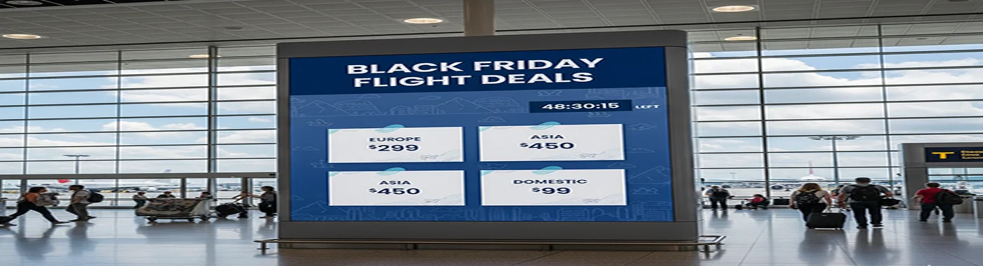 Snag your seat now – massive Black Friday flight deals for 2025 departures