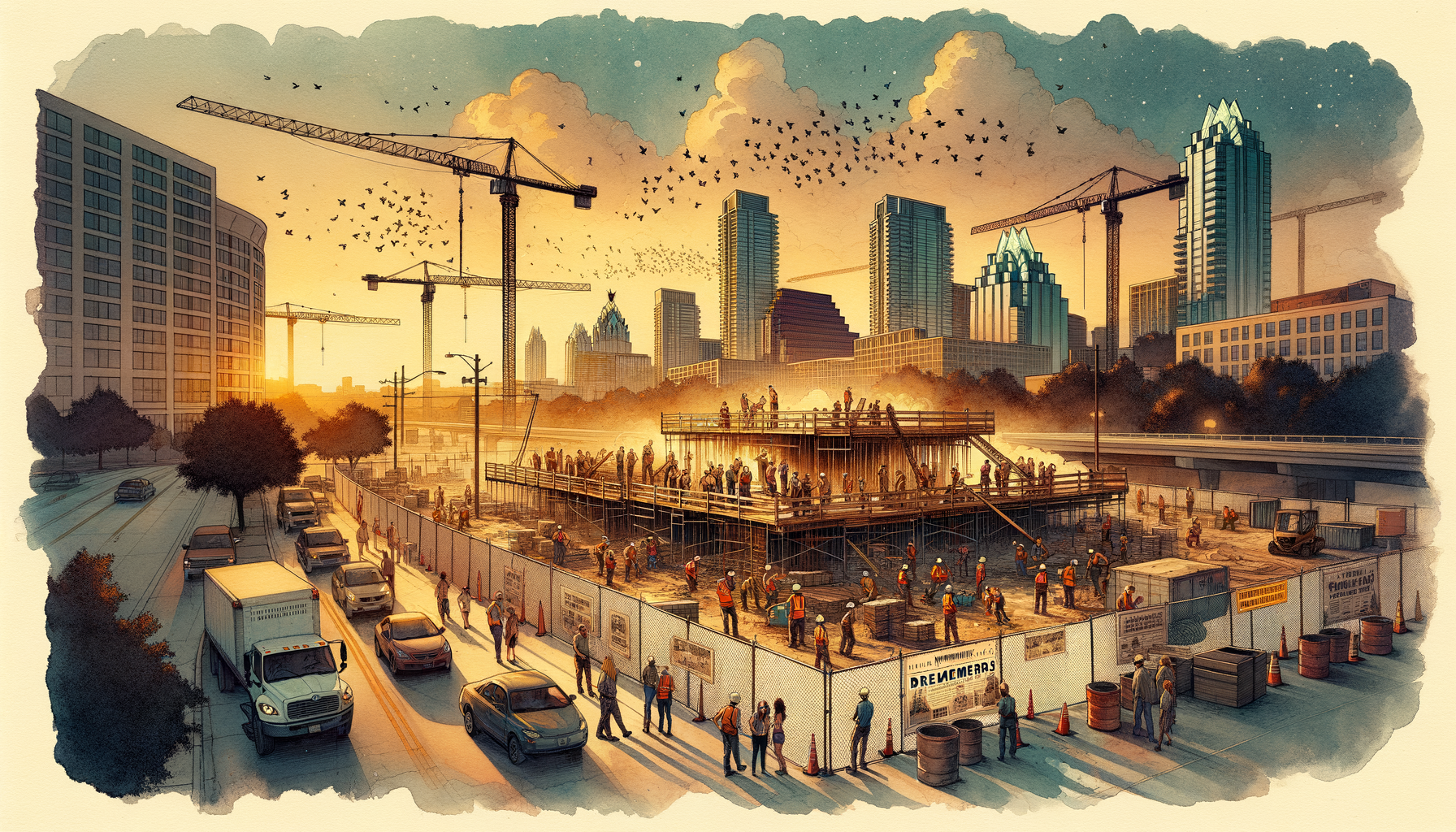 Unwrapping Dreamers: The Fresh Face on N. I-35 Shaping Austin's Future